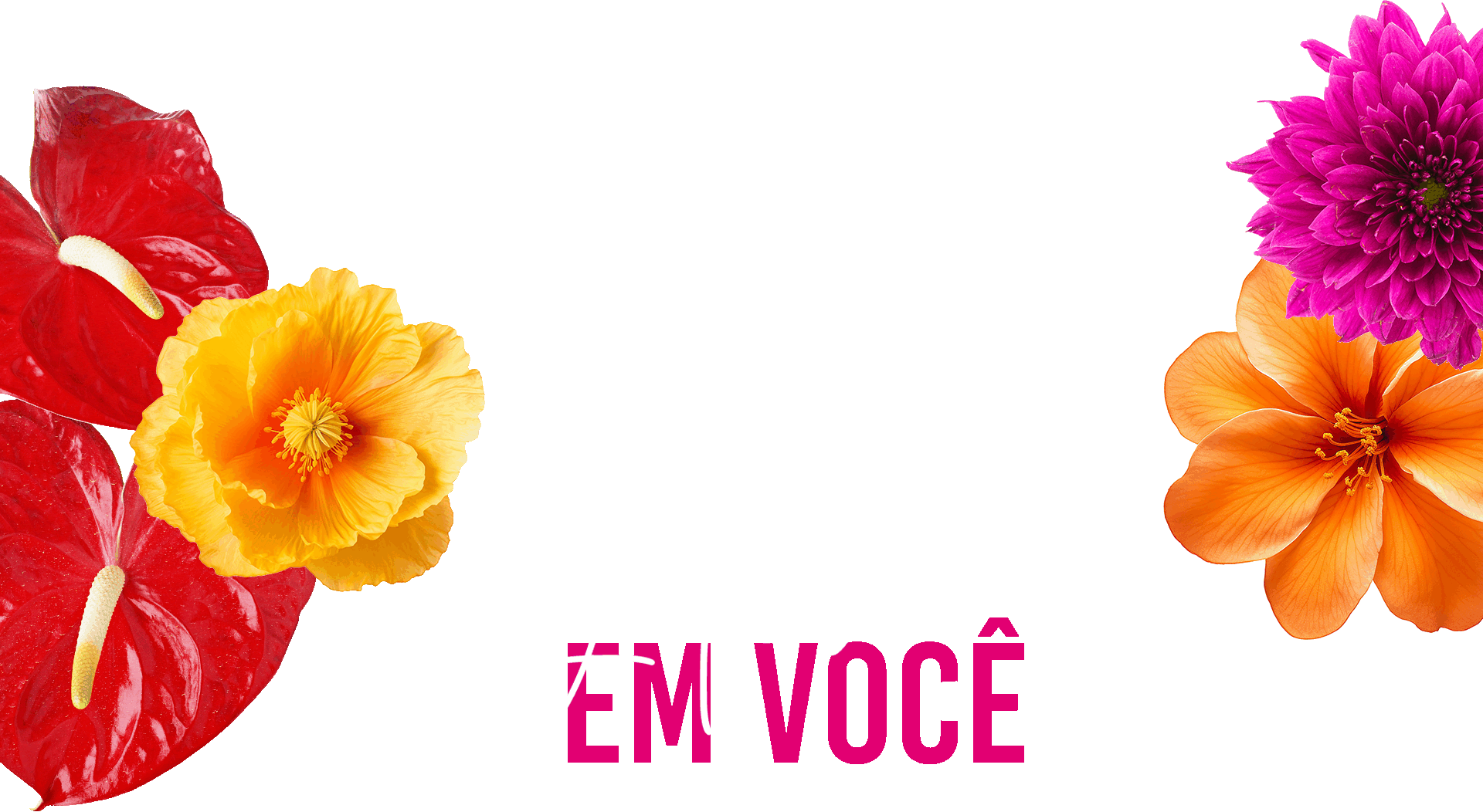 logo com flores